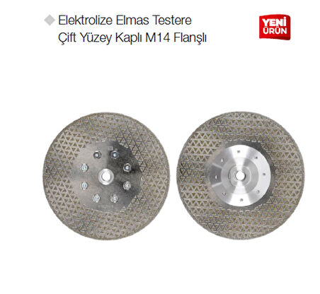 Gfb 2396 Elektrolize Elmas Testere M14 Flanşlı 125 Mm
