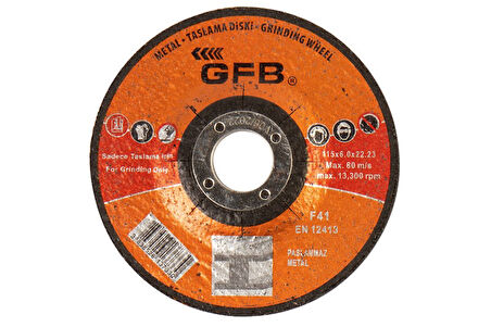 Gfb 2360 Metal 115x6x22,23 Mm Taşlama Taşı 10 Adet