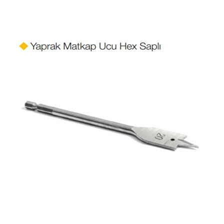 Gfb 2165 Hex Saplı Yaprak Matkap Ucu 22 mm