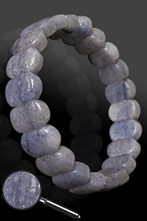 Sertifikalı Rolex Model AAA+ Gerçek Angelit - Melek Taşı Bileklik