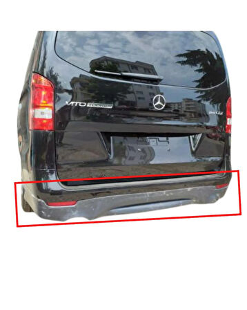 VİTO 2015 ÜSTÜ ARKA TAMPON EKİ (( BOYASIZ ))