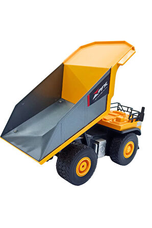 Kamyon 1:18 Ölçek 9 Kanallı Uzaktan Kumandalı Damperli Kamyon