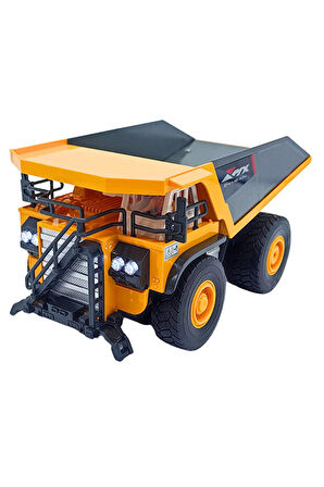 Kamyon 1:18 Ölçek 9 Kanallı Uzaktan Kumandalı Damperli Kamyon