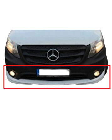 VİTO 2015 ÜSTÜ FİBER ÖN TAMPON EKİ (( BOYASIZ ))