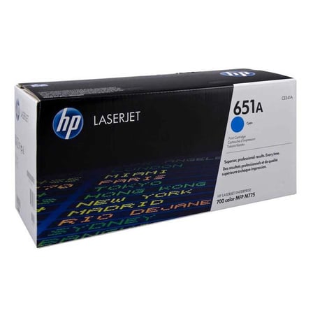 HP 651A CE341A Mavi Orijinal Toner