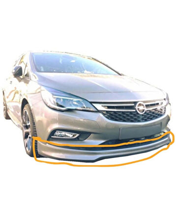  Opel Astra K 2016 Sonrası Ön Tampon Ek (Plastik) (( BOYASIZ ))