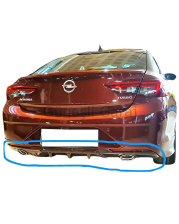  Opel İnsignia Yeni Kasa Difüzör (Plastik) (( PARLAK SİYAH ))