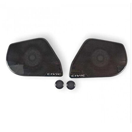 Oled Garaj Honda Civic FC5 Hoparlör Kaplama Titanyum Siyah 2016+