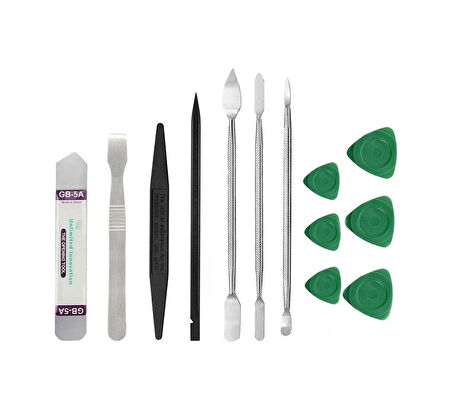 Çok Amaçlı Bilgisayar Laptop Notebook Tv Tablet Telefon Vs Plastik Ve Metal Pena Ekran Kasa Açma Aparatı Seti01