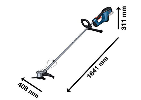 GFR 18V-23 Akülü Tırpan 2x8.0 Ah Akü Set