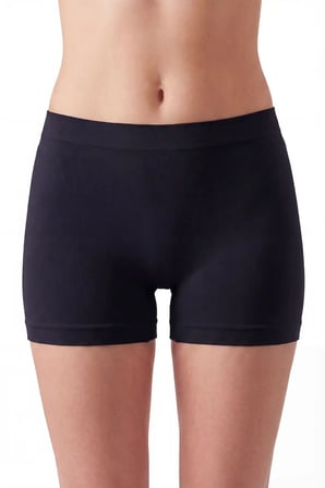 Kadın Dikişsiz Seamless Boxer 3'lü Paket Siyah Elbise Altına Sporcu İç Çamaşırı Çoklu Seçenek