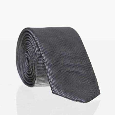 Füme Slim Fit Düz Renk Dokuma Kravat / DDK-25
