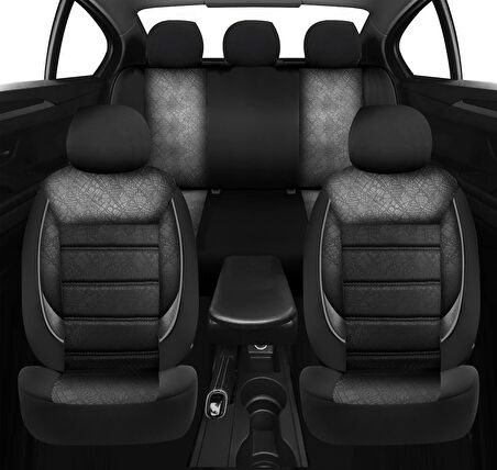 NiCe Shop Ford Focus 3.5 Uyumlu Koltuk Kılıfı Scorpion - Siyah