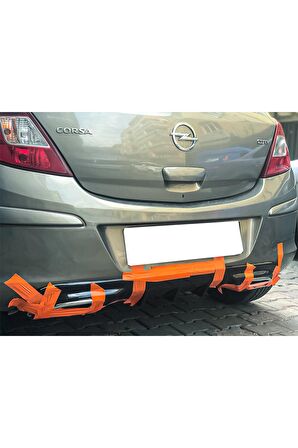 Opel Corsa D Egzoz Görünümlü Difüzör (plastik)