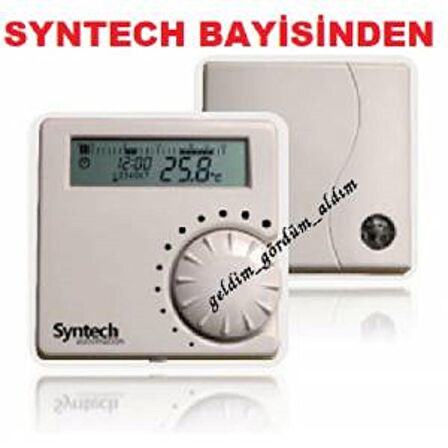 Syntech kablosuz Programlanabilir Oda Termostatı SYN 177 RF