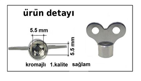 Radyatör Petek Havlupan Hava alma purjör anahtarı 3 adet fiyatı