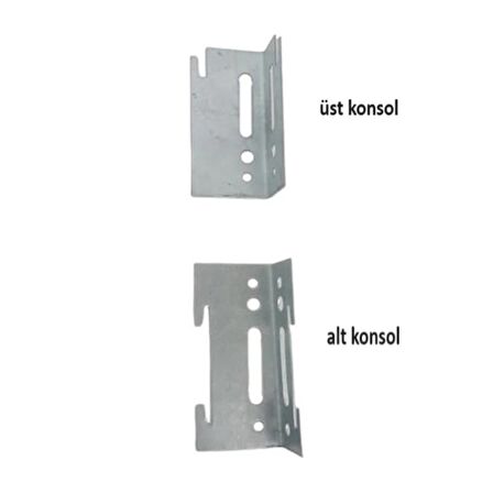 Panel Radyatör Duvara Montaj Askı Konsol takımı 2 li 1 takım