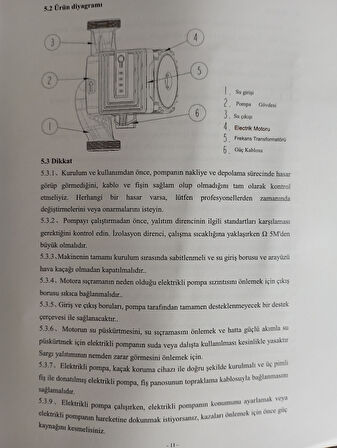 Welko Sirkülasyon Pompası 30-45.000 Kazan için Gpa 25-8-II frekans Konvertörlü 8 mss 4,9 m3/h