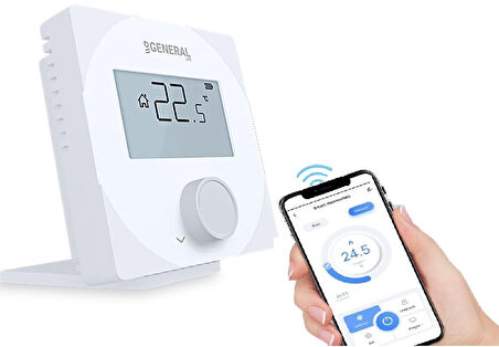 General Life Aruna HT25S Rf Smart Wi-fi Kablosuz Akıllı Oda Termostatı Tuya Destekli