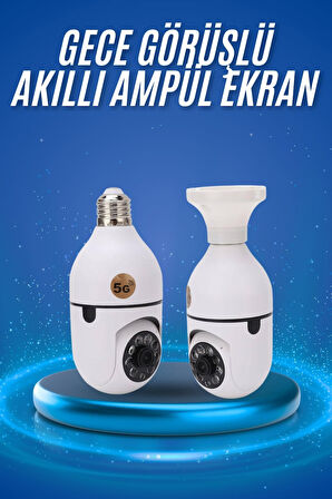 Akıllı WiFi Kamera 360° Hareket Takipli