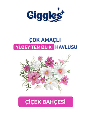 Giggles XXL İz Bırakmayan Yüzey Temizlik Havlusu - (Çiçek Bahçesi) 1200 Yaprak