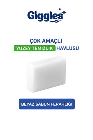 Giggles XXL İz Bırakmayan Yüzey Temizlik Havlusu -  (Beyaz Sabun-Çiçek Bahçesi-Okyanus Esintisi)  1200 Havlu