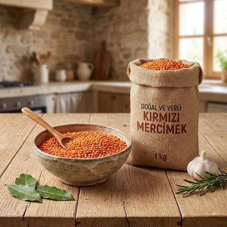 Göçmen Kırmızı Mercimek (1kg)
