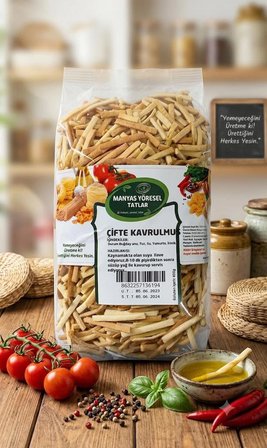 Manyas Yöresel Çifte Kavrulmuş Erişte 400Gr