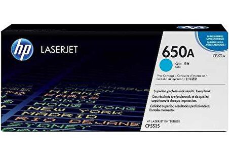 Hp 650A-CE271A Mavi Toner - Orijinal Hp 650A-CE271A Mavi Toner - Orijinal - Thumbnail Hp 650A-CE271A Mavi Toner - Orijinal - Thumbnail Hp - 650A-CE271AHp 650A-CE271A Mavi Toner - Orijinal