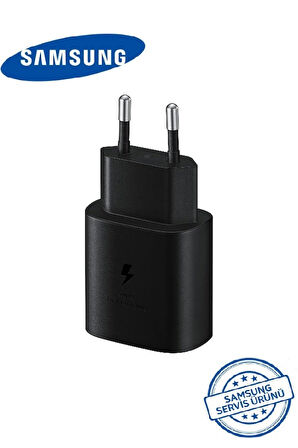 SAMSUNG GALAXY SM-G991 S21 5G SİYAH 25W Type-C Fast Şarj Adaptörü
