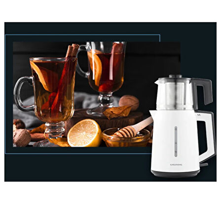 Grundig TM Cam Demlikli Çay Makinesi 1,8 Lt.