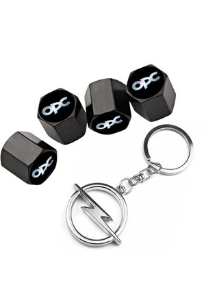 Opel Agila Opc Logolu Sibop Kapağı 4 Adet Ve Krom Anahtarlık