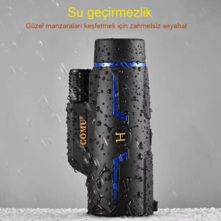 10x42 HD Monoküler BAK4 Prizma, FMC Kaplama, 20mm Mercek, IPX6, Telefon Adaptörlü