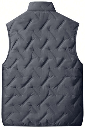 Ghassy Co. Unisex Çift Katman Ultra Termal Isı Yalıtımlı Su ve Rüzgar Geçirmez İçi Peluşlu Yelek