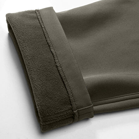 Ghassy Co. Erkek Çift Katmanlı Ultra Kalın Kışlık Kayak Motorcu Outdoor Softshell Pantolon