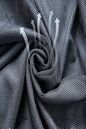 Ghassy Co. Erkek Su ve Rüzgar Geçirmez Göğüs Fermuar Gizli Cep Spor Yağmurluk 