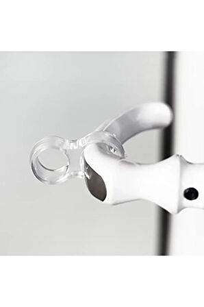 Plastik 6'lı Kapı Kolu Pencere Stoperi, Kapı Arkası Duvar Koruyucu Tampon, Silikon Durdurucu