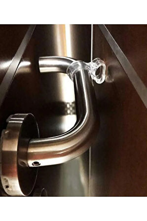 Plastik 8’li Kapı Kolu Pencere Stoperi, Kapı Arkası Duvar Koruyucu Tampon Silikon Durdurucu