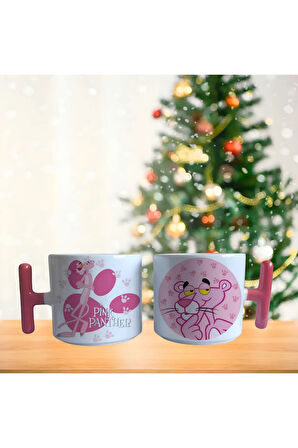 Pembe panter karizmatik Porselen Fincan / Kupa -mug