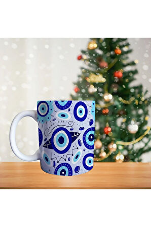 Nazar boncukları Porselen Kupa