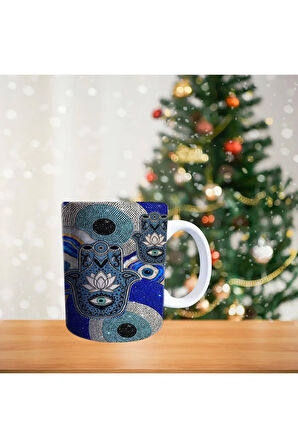 Nazar boncukları Porselen Kupa