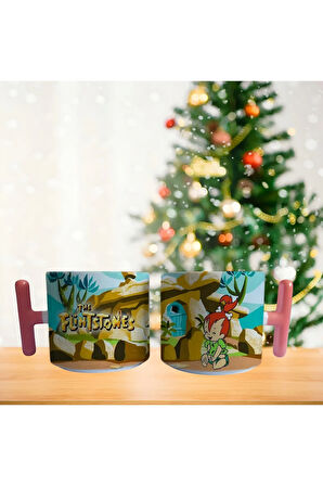 Taş Devri çakıl Porselen Fincan / Kupa -mug