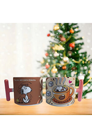 Snoopy kahve banyosu Porselen Fincan / Kupa -mug