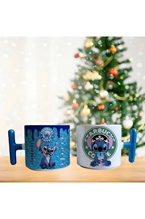Stitch kahve sevgisi Porselen Fincan / Kupa -mug