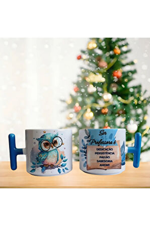 Haberci Baykuş Porselen Fincan / Kupa -mug