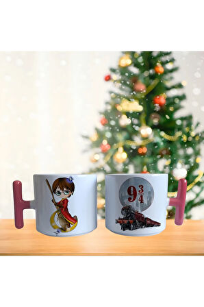 Harry Potter 3 çeyrek treni porselen fincan / kupa -mug