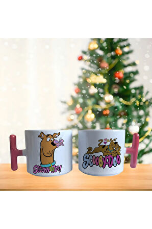 Scooby Doo Şaşkın Sevimli Köpek Latte Fincanı - Mug