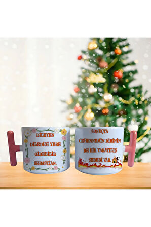 Cehennemin dibinin yaratılış sebebi - söyle ona Sebastian- damar sözlü kahve fincanı - mug
