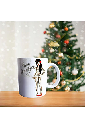 Amy winehouse porselen kupa