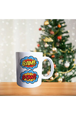 Kaptan Amerika- Süper kahraman porselen kupa